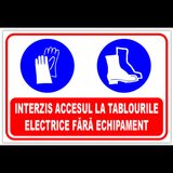 Semn pentru interzicerea lucrarilor la tablourile electrice
